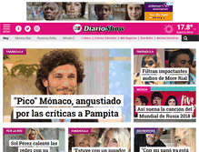 Tablet Screenshot of diarioshow.com